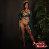 Art Deco Caftan Beach Cover Palm Leaf Scale Moroccan Mediterranean Wrap Shawl Golden Kaftan Tiki Kimono Emerald Green Burlesque Tropical Oasis Jewel Tone Cocoon Dressing Gown Caribbean Hukilau Damask Cruise Jezebel's Boudoir Carnival Festival