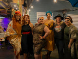 Moth Art Nouveau Bat Wing Dressing Gown, Fortune Teller Cocoon Robe, Flowing Oracle Golden Teal Green Orange Occult Oddity Priestess Kimono, Fringe Duster, Belly Dance Burlesque Festival Costume Fantasy Goddess Majestic Bohemian Mother Earth Autumn Fall