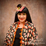 Sushi Nigiri Fascinator, Quirky Sake Chopstick Headpiece, Japanese Bamboo Geisha, Ginger Wasabi Burlesque Costume Wearable Art